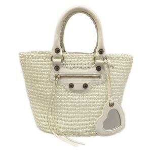 Balenciaga Le Cagole Small Pannier Tote Bag 786187 Chemical Fiber Leather